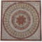 Marmer tegel in mozaiek medallion