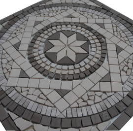 Mozaiek tegels van marmer mozaiek