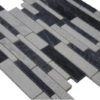 Mozaiek tegels zwart en antraciet voor vloer en wand
