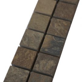 Mozaiek tegelstrip leisteen 5x30cm B499(2) Topmozaiek24