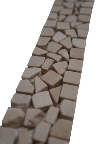 Mozaiek tegelstrip marmer 5x30cm B484 Topmozaiek24