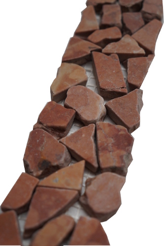 Mozaiek tegelstrip marmer 5x30cm B486 Topmozaiek24