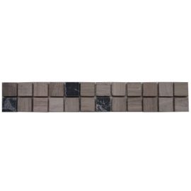 Mozaiek tegelstrip marmer 5x30cm B570 Topmozaiek24