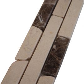 Mozaiek tegelstrip marmer 5x30cm B613(2) Topmozaiek24
