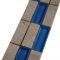 Mozaiek tegelstrip marmer glas 5x30cm B557 Topmozaiek24
