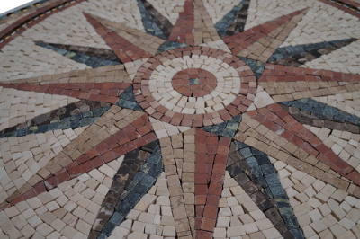 Mozaiek tegels uit marmer natuursteen