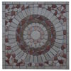Mozaiek tegels in rood en creme wit