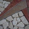 Mozaiek tegels van travertin natuursteen